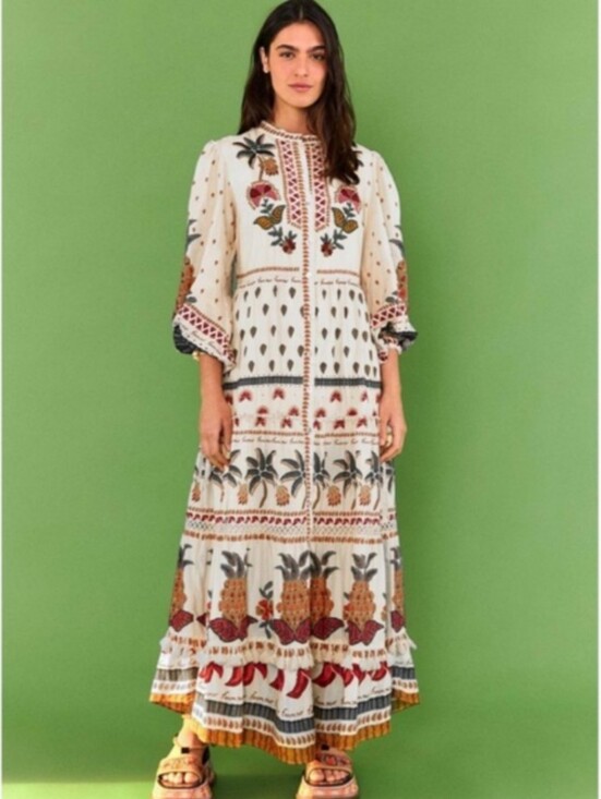 FARM Rio Dresses & Skirts - Off White Made In Brazil Maxi Dress